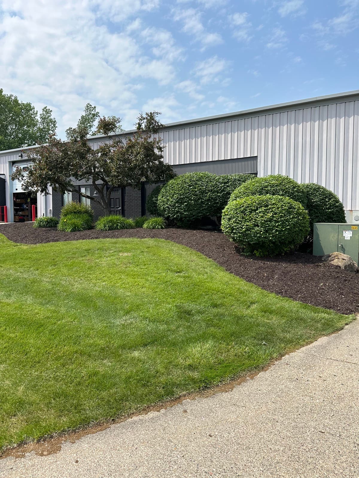 Custom garden bed design and planting Grand Rapids Michigan