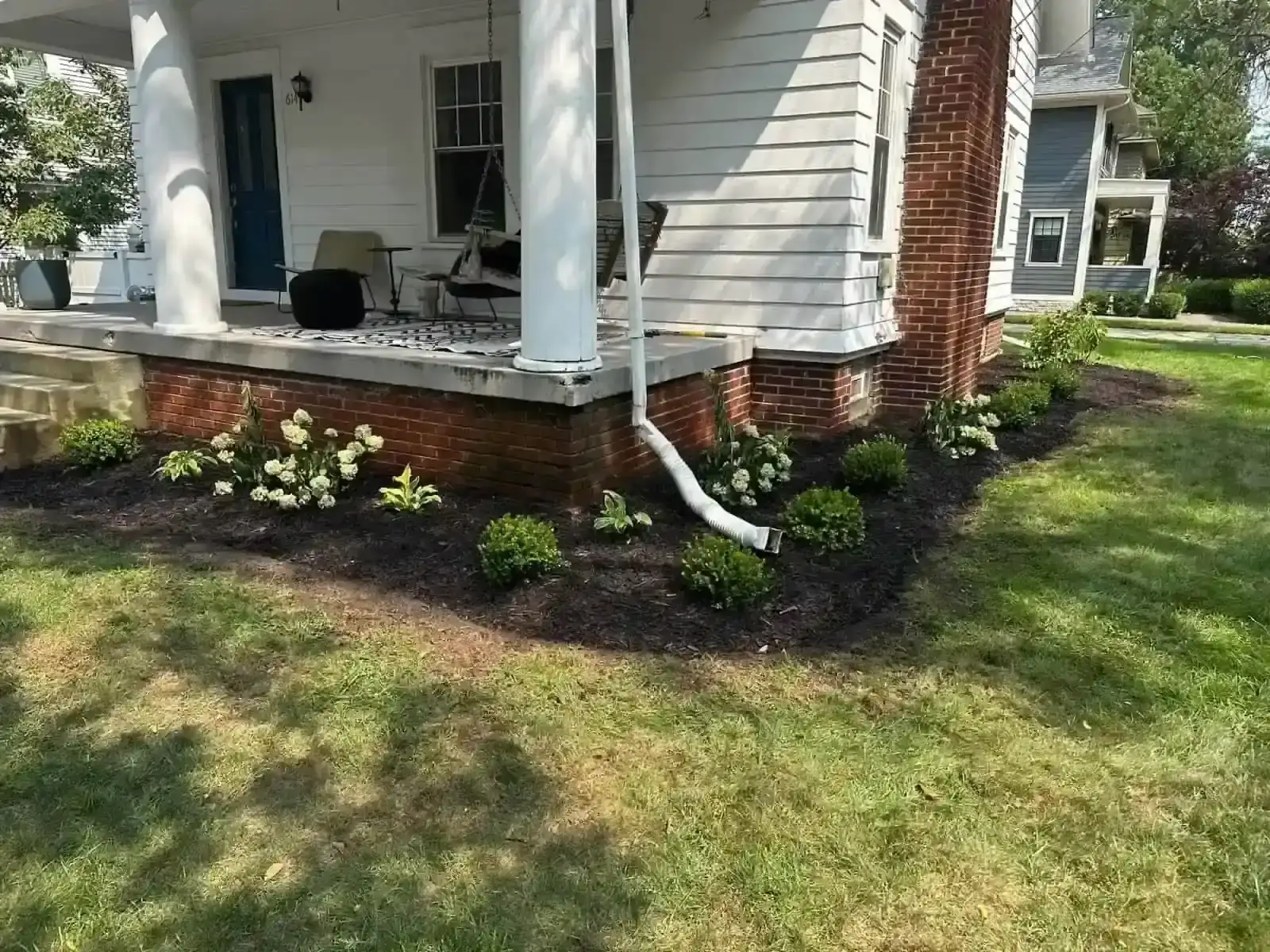 Custom garden bed design and planting Grand Rapids Michigan