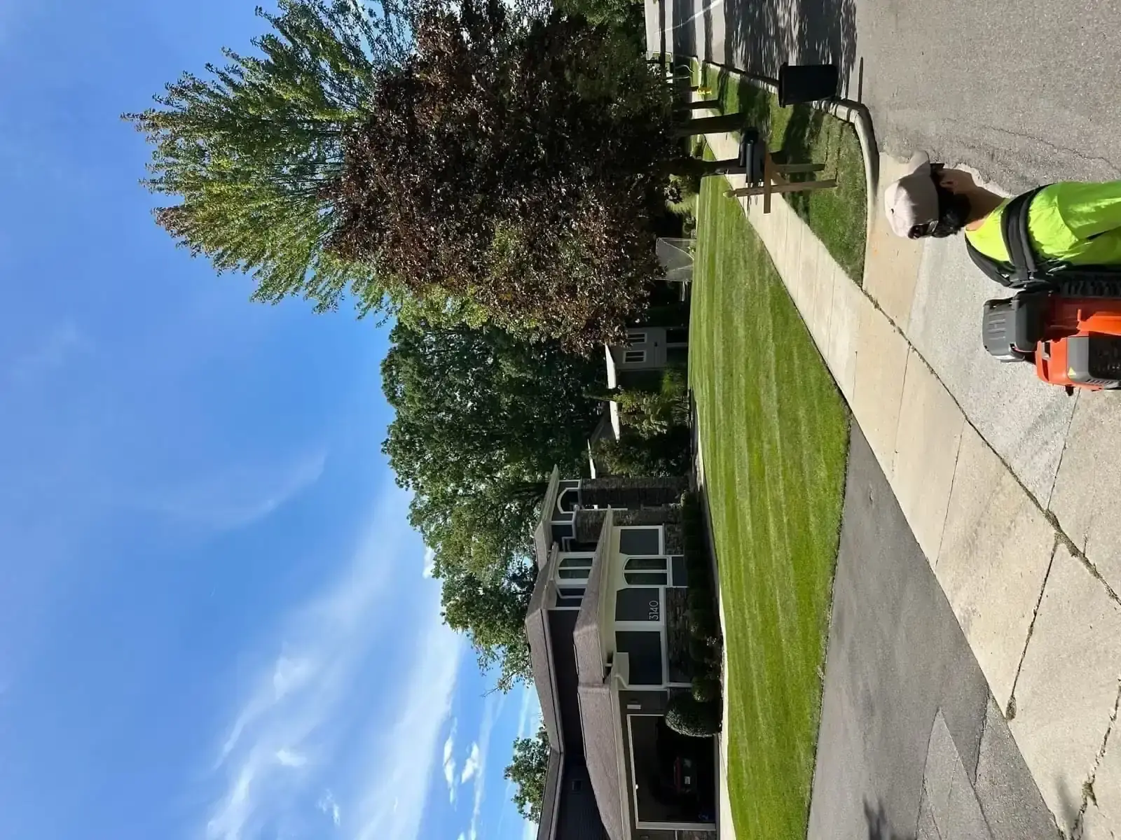 Residential lawn mowing service Grand Rapids Michigan
