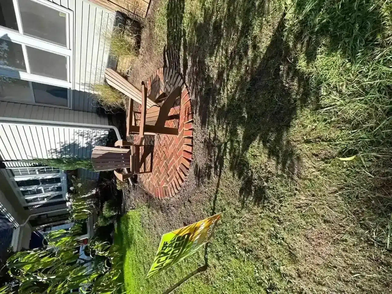 Paver walkway and patio hardscape project Grand Rapids MI