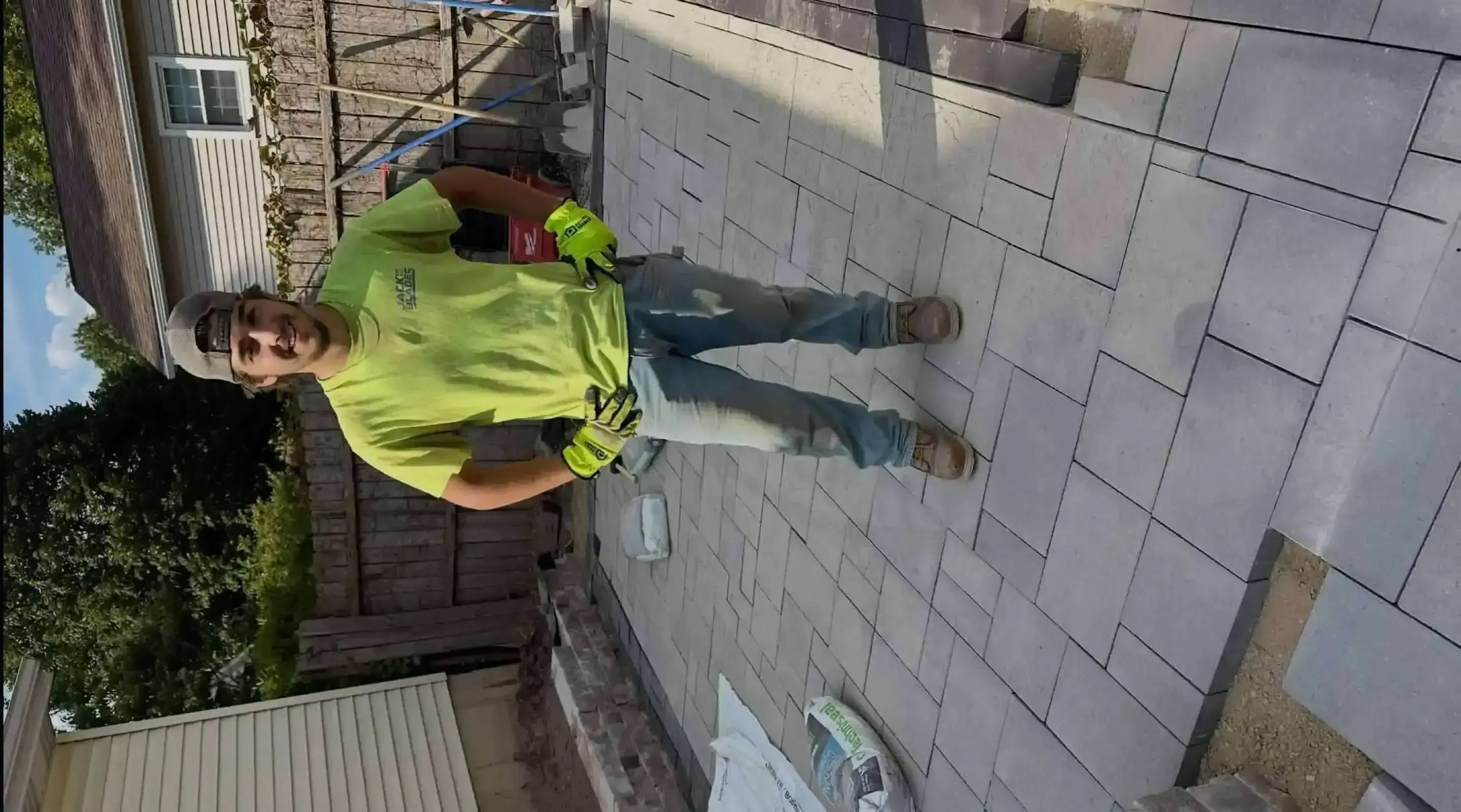 Professional paver patio installation Grand Rapids Michigan