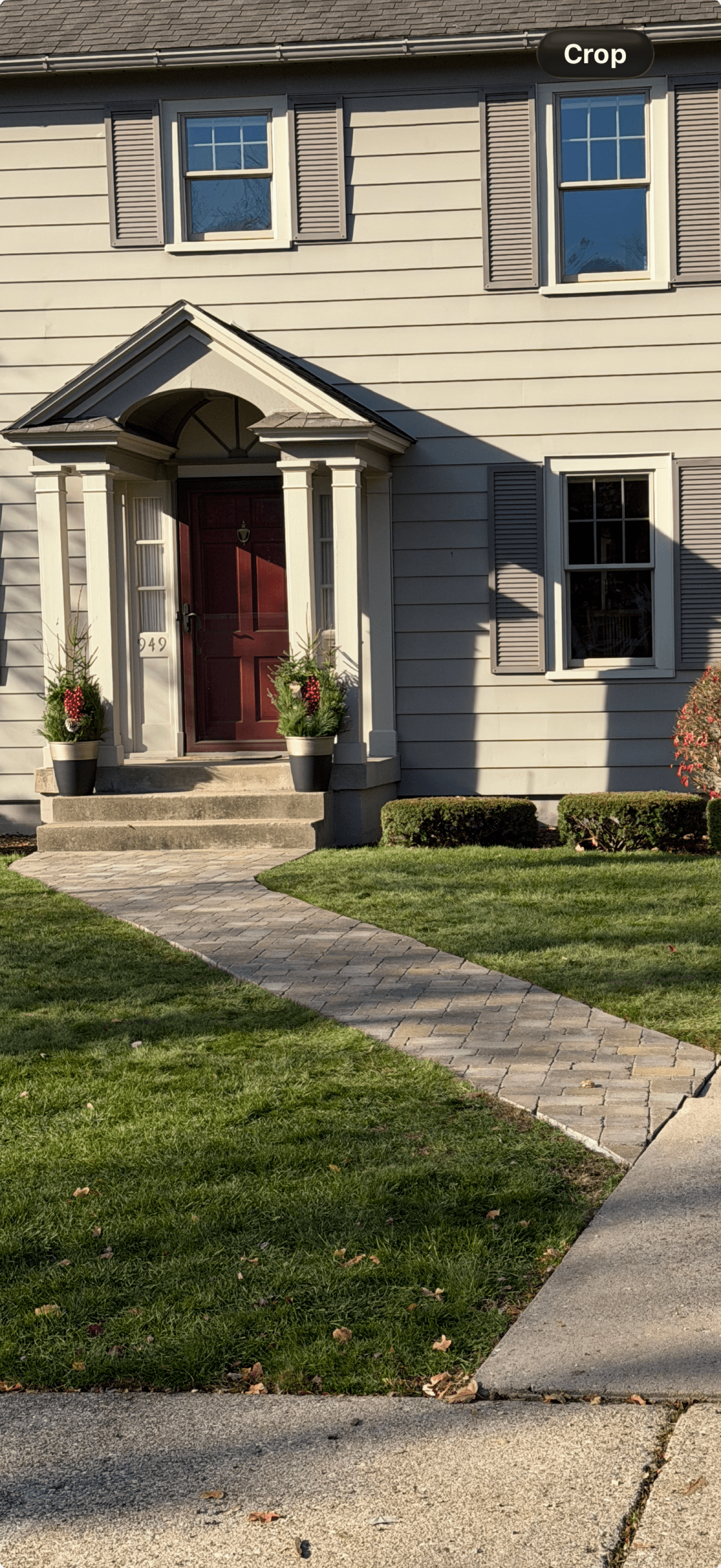 Paver walkway installation at residential home Grand Rapids MI